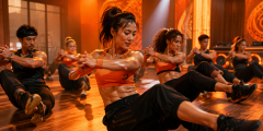 ADDOMINALI ASIATICI A RITMO DI MUSICA